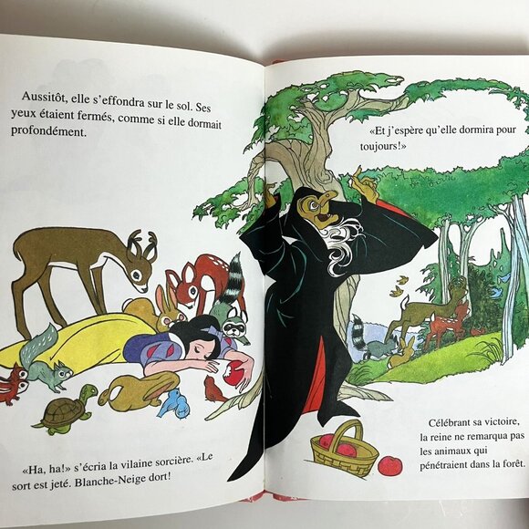 Livre Disney vintage Blanche-Neige et les Sept Nains French Book 1973 1993 - Picture 11 of 11